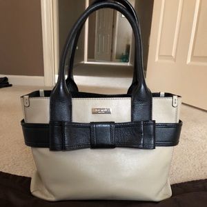 Kate Spade Leather Tan and Black Bag